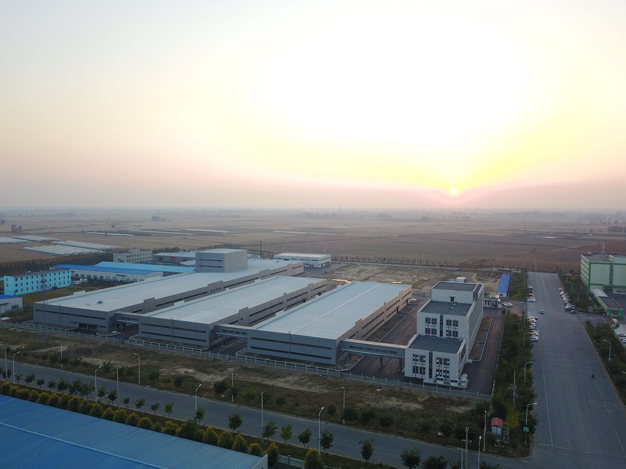 鞍山元首食品有限公司鸟瞰图